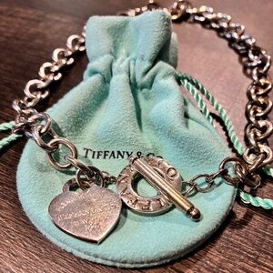 Tiffany heart choker